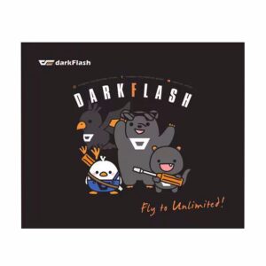 Darkflash gaming egérpad fekete M méret termékfotó.